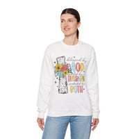 Blessed By God, Spoiled By My Husband, Protected By Both – Gildan Heavy Blend | Trendy Women’s Soft Sweatshirt. Direct to Garment. Printed & Shipped in the USA. Unisex Sizes.