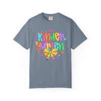 Coquette Kindergarten Pencil Bow - Comfort Colors | Trendy Women's T-Shirt. Direct to Garment. Printed & Shipped in the USA. Unisex Sizes.