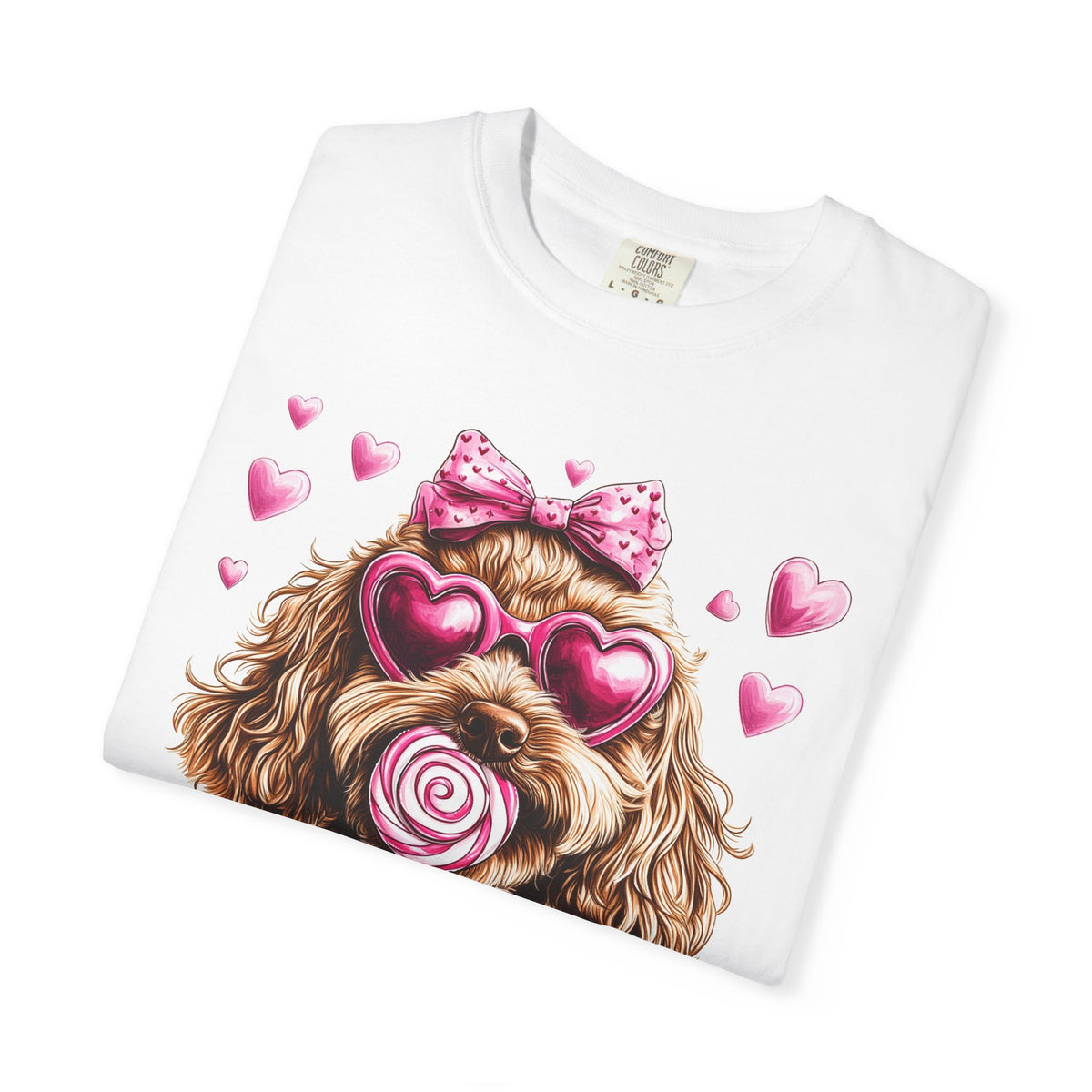 Goldendoodle Love - Comfort Colors | Trendy Women's T-Shirt. Direct to Garment. Printed & Shipped in the USA. Unisex Sizes.