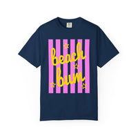 Beach Bum - Comfort Colors | Trendy Men's & Women's T-Shirt. Direct to Garment. Printed & Shipped in the USA. Unisex Sizes.