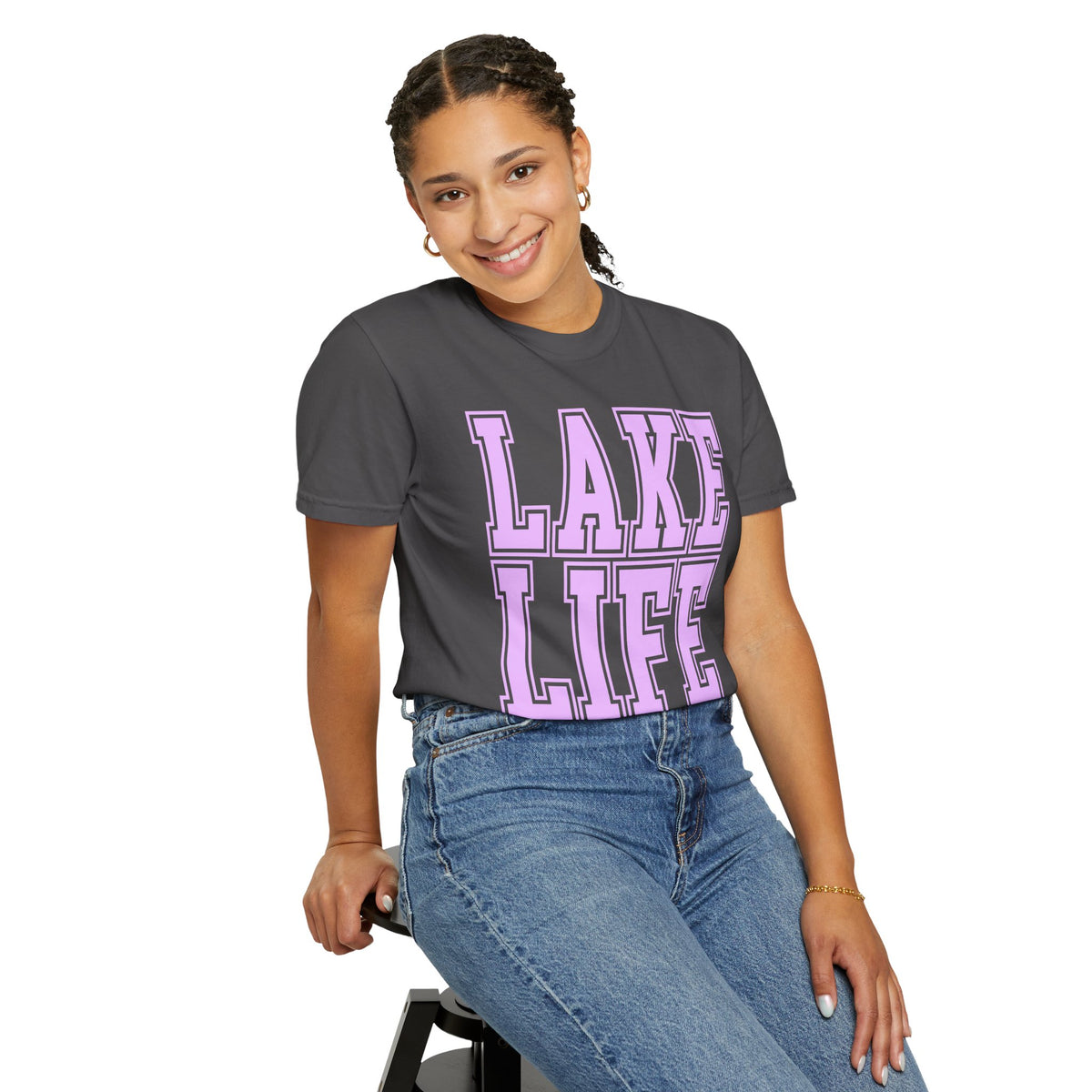 Lake Life - Comfort Colors | Trendy Men's & Women's T-Shirt. Direct to Garment. Printed & Shipped in the USA. Unisex Sizes.