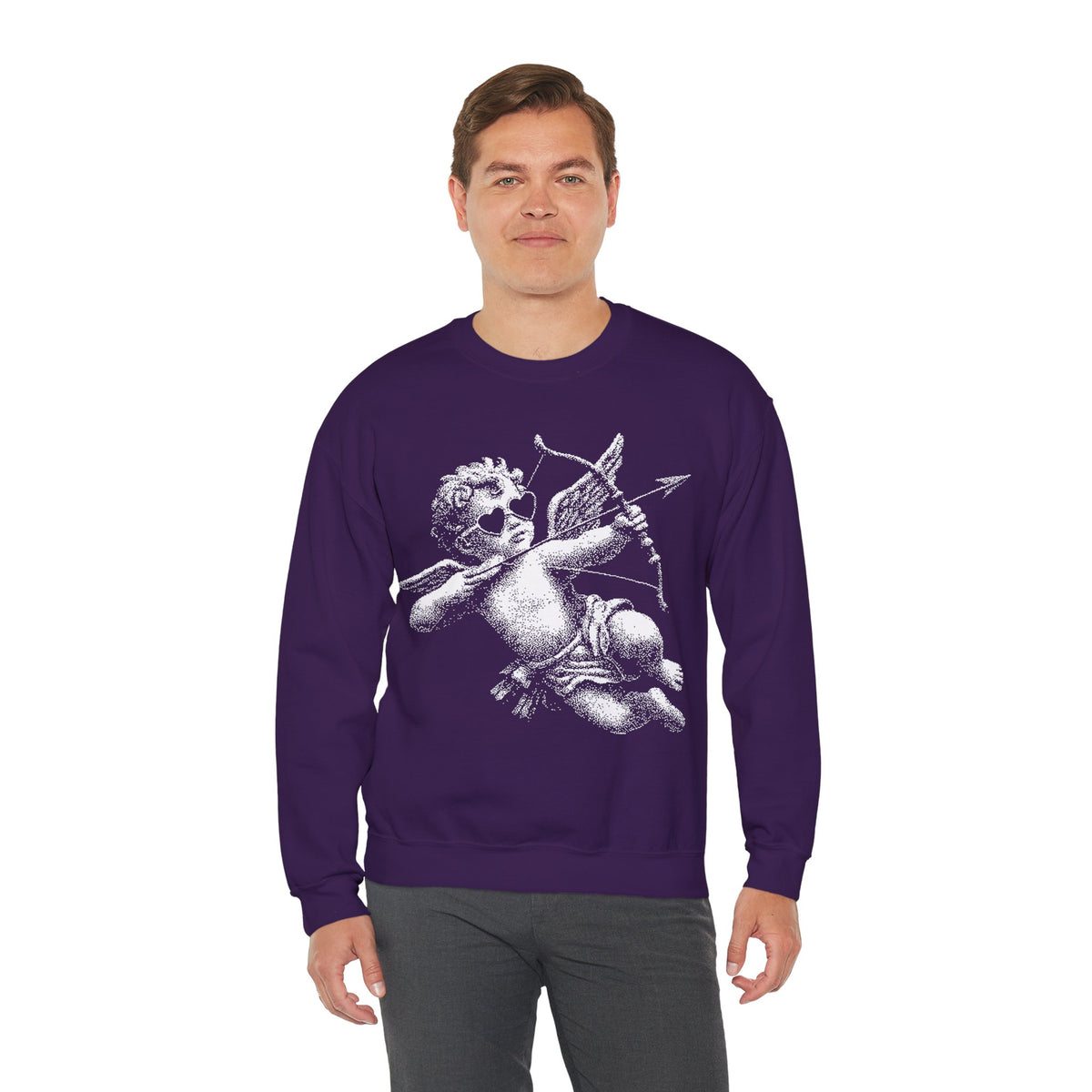 Cupid Baby, Vintage – Gildan Heavy Blend | Trendy Women’s and Men's Soft Sweatshirt. Direct to Garment. Printed & Shipped in the USA. Unisex Sizes.