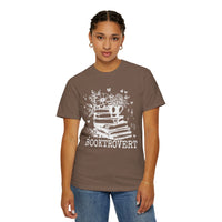 Booktrovert - Comfort Colors | Trendy Women's T-Shirt. Direct to Garment. Printed & Shipped in the USA. Unisex Sizes.