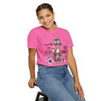 Retired Not Expired, Leopard Funny Grandma - Comfort Colors | Trendy Women's T-Shirt. Direct to Garment. Printed & Shipped in the USA. Unisex Sizes.