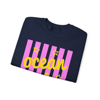 Ocean Babe – Gildan Heavy Blend | Trendy Women’s Soft Sweatshirt. Direct to Garment. Printed & Shipped in the USA. Unisex Sizes.