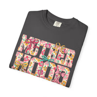 Motherhood - Comfort Colors | Trendy Women's T-Shirt. Direct to Garment. Printed & Shipped in the USA. Unisex Sizes.