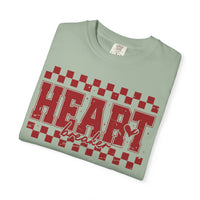 Heart Breaker, Red Checkered Distressed - Comfort Colors | Trendy Women's T-Shirt. Direct to Garment. Printed & Shipped in the USA. Unisex Sizes.