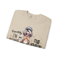 Retired Not Expired, Leopard Funny Grandma – Gildan Heavy Blend | Trendy Women’s Soft Sweatshirt. Direct to Garment. Printed & Shipped in the USA. Unisex Sizes.