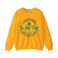 Everybody In The Pub Gettin' Tipsy – Gildan Heavy Blend | Trendy Women’s and Men's Soft Sweatshirt. Direct to Garment. Printed & Shipped in the USA. Unisex Sizes.