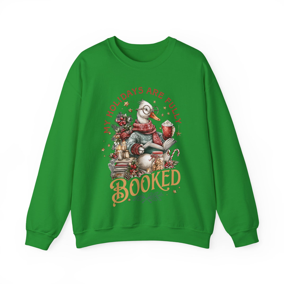 My Holidays are Fully Booked – Gildan Heavy Blend | Trendy Women’s Soft Sweatshirt. Direct to Garment. Printed & Shipped in the USA. Unisex Sizes.