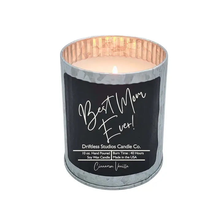 Best Mom Ever (Endless Summer) 10 oz. Soy Wax Candle -  Tin Jar