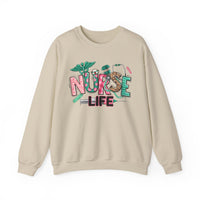 Nurse Life Cute Preppy Healthcare – Gildan Heavy Blend | Trendy Women’s Soft Sweatshirt. Direct to Garment. Printed & Shipped in the USA. Unisex Sizes.