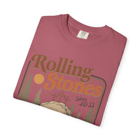 Rolling Stones "Since AD 33" Easter Empty Tomb Christian - Comfort Colors | Trendy Men's and Women's T-Shirt. Direct to Garment. Printed & Shipped in the USA. Unisex Sizes.