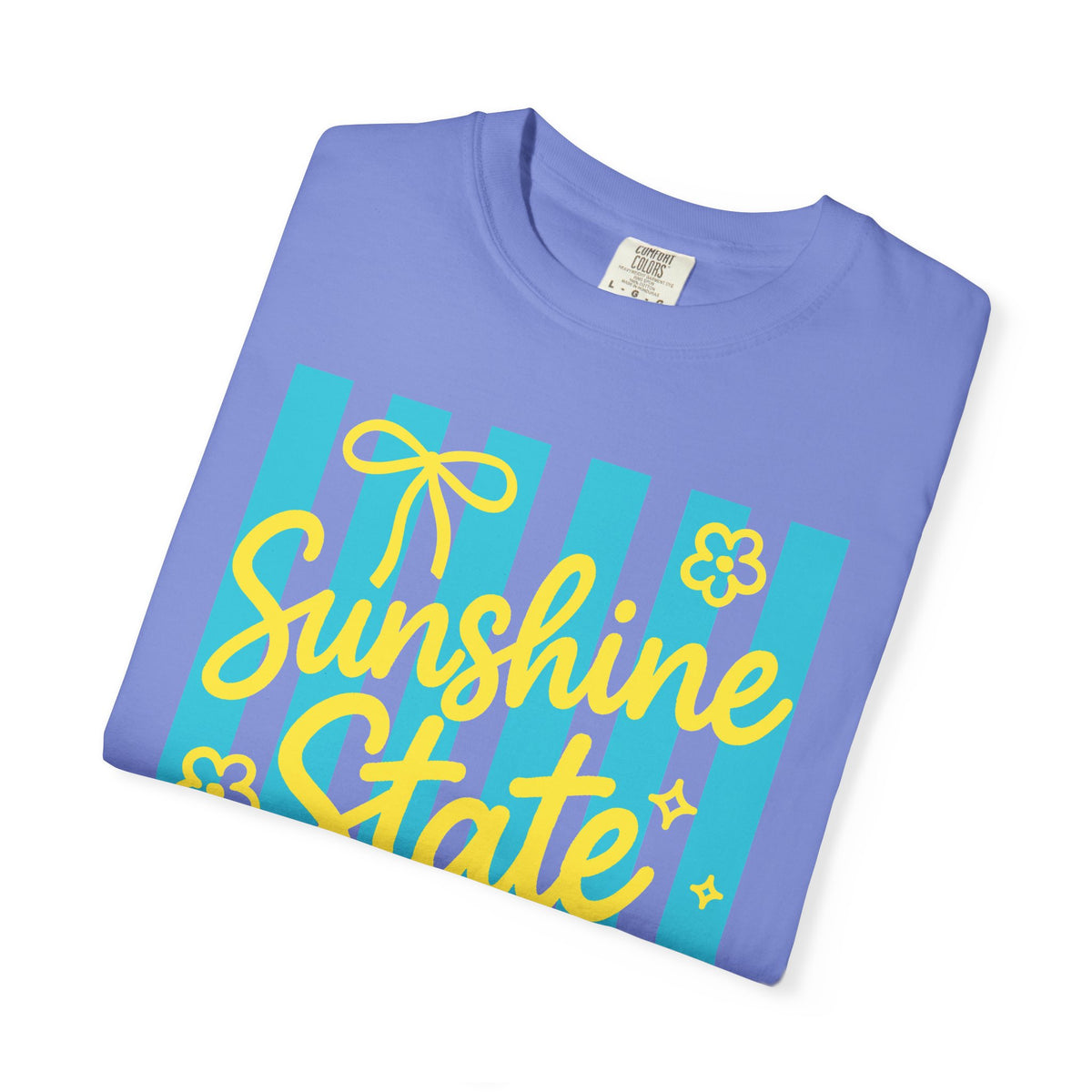 Sunshine State of Mind - Comfort Colors | Trendy Women's T-Shirt. Direct to Garment. Printed & Shipped in the USA. Unisex Sizes.