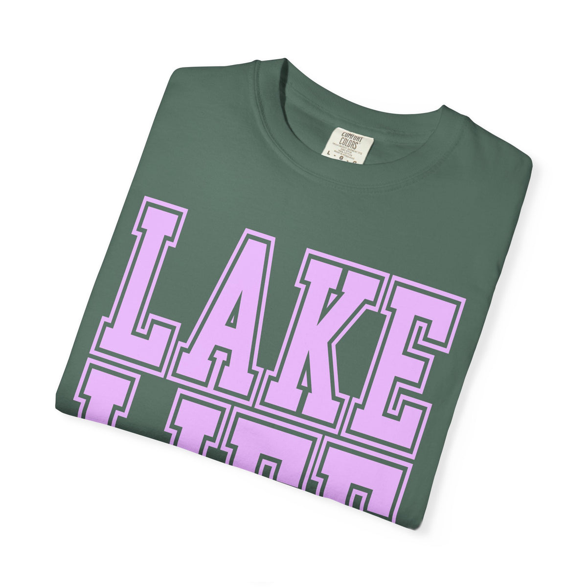 Lake Life - Comfort Colors | Trendy Men's & Women's T-Shirt. Direct to Garment. Printed & Shipped in the USA. Unisex Sizes.