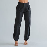 The Manhattan (Black) Barrel Pants