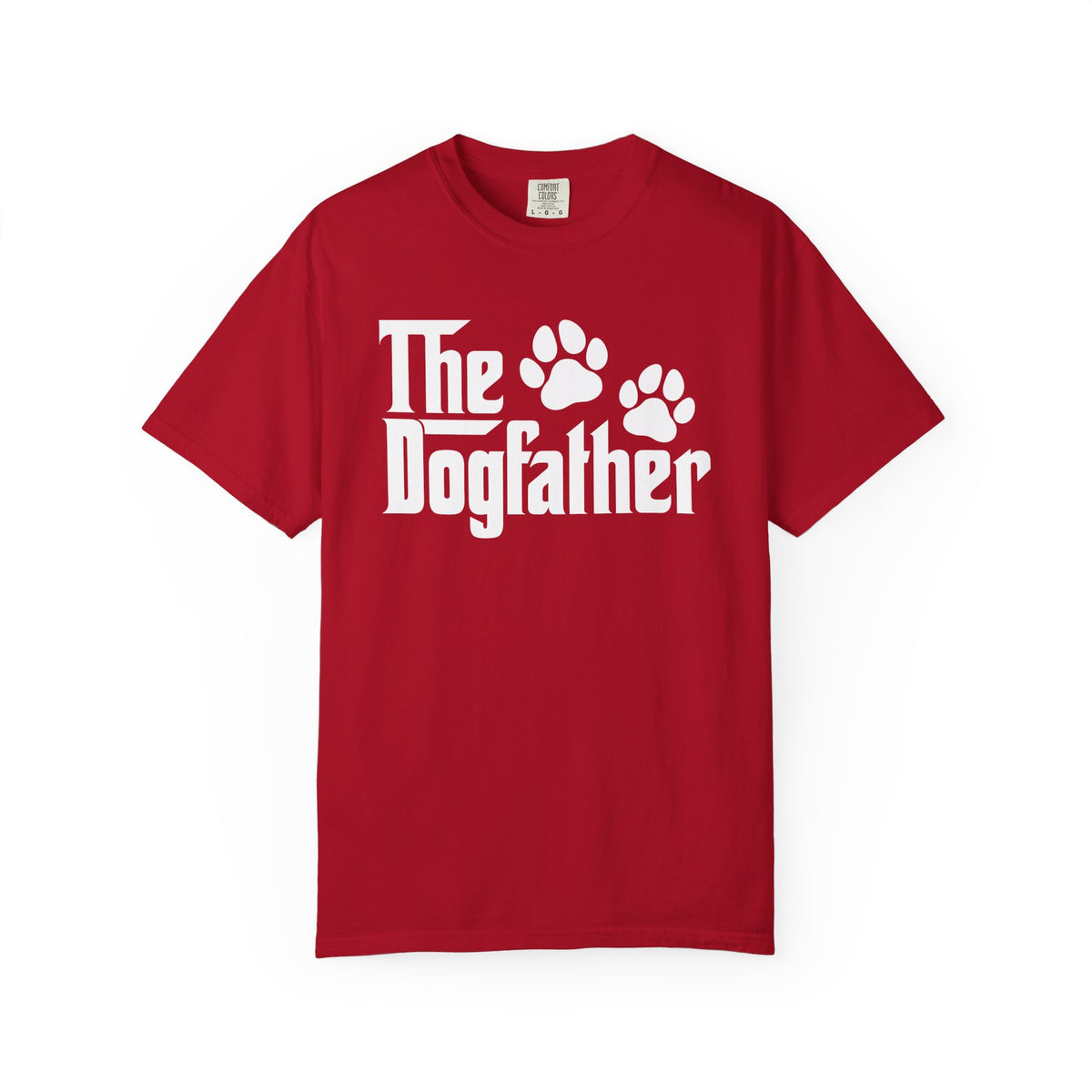 The DogFather - Comfort Colors | Trendy Men's T-Shirt. Direct to Garment. Printed & Shipped in the USA. Unisex Sizes.
