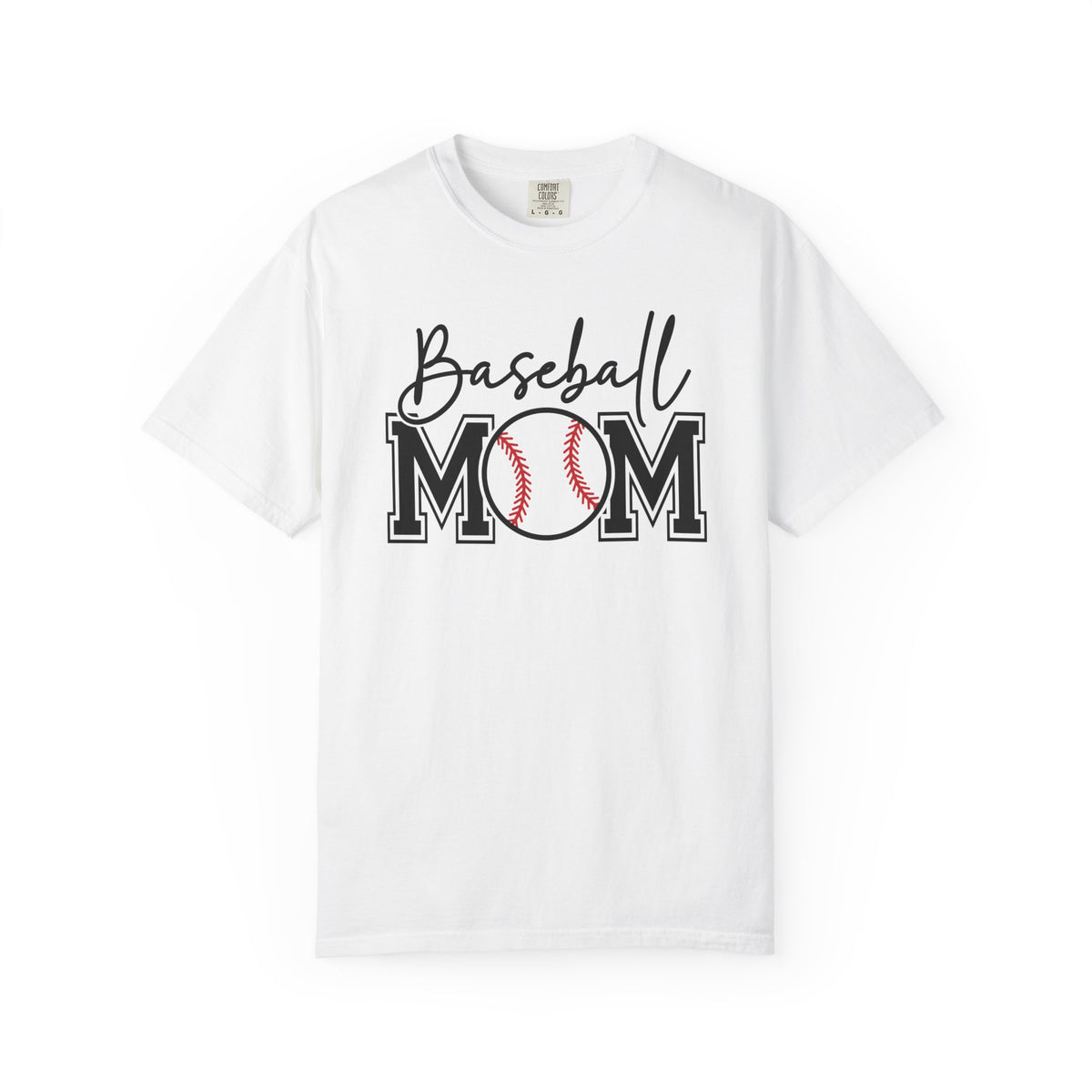Baseball Mom - Comfort Colors | Trendy Women's T-Shirt. Direct to Garment. Printed & Shipped in the USA. Unisex Sizes.