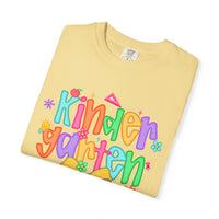 Coquette Kindergarten Pencil Bow - Comfort Colors | Trendy Women's T-Shirt. Direct to Garment. Printed & Shipped in the USA. Unisex Sizes.