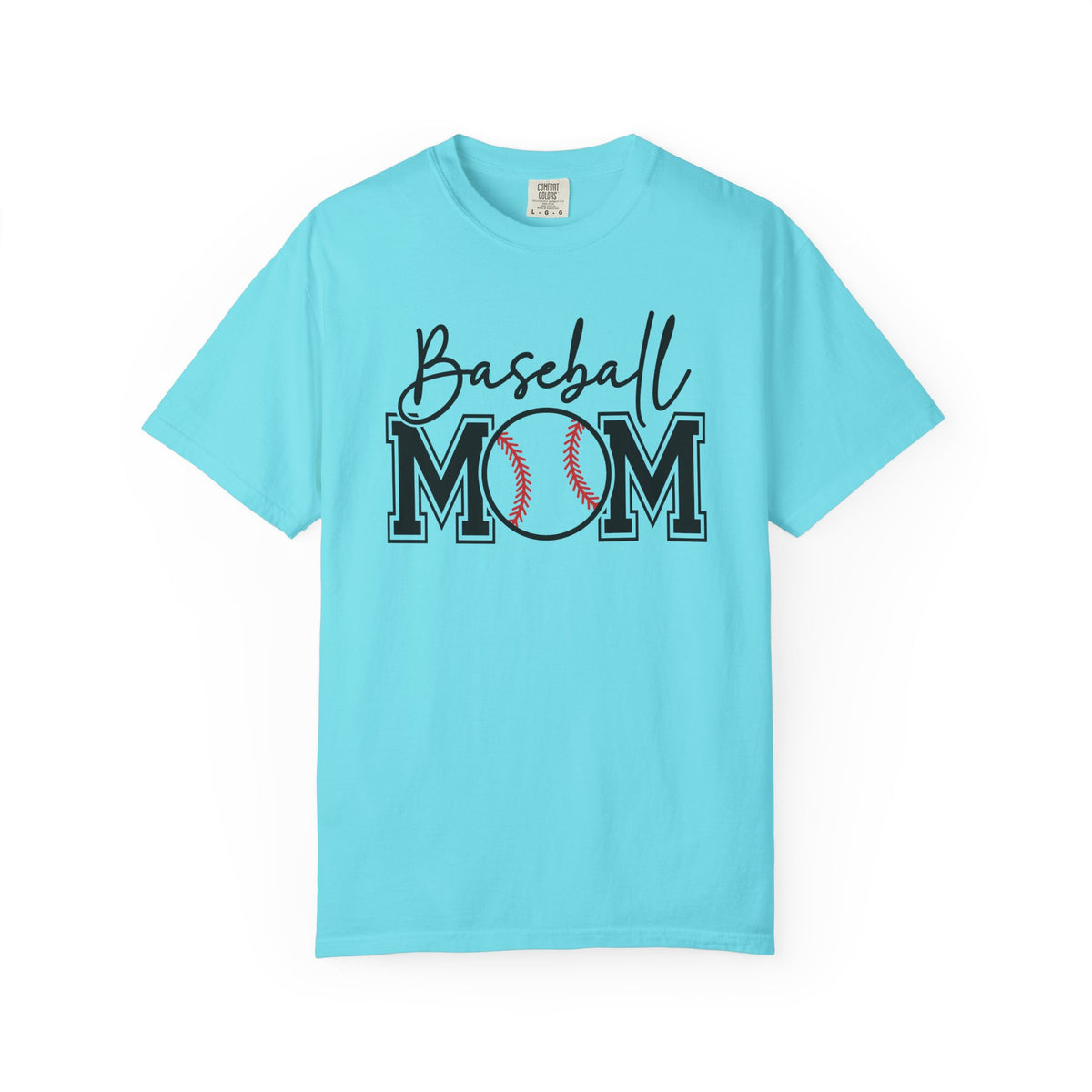 Baseball Mom - Comfort Colors | Trendy Women's T-Shirt. Direct to Garment. Printed & Shipped in the USA. Unisex Sizes.