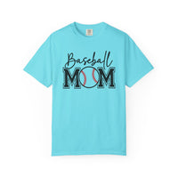 Baseball Mom - Comfort Colors | Trendy Women's T-Shirt. Direct to Garment. Printed & Shipped in the USA. Unisex Sizes.