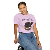 If I Fits I Sits, Cat in a Box - Comfort Colors | Trendy Women's and Men's T-Shirt. Direct to Garment. Printed & Shipped in the USA. Unisex Sizes.