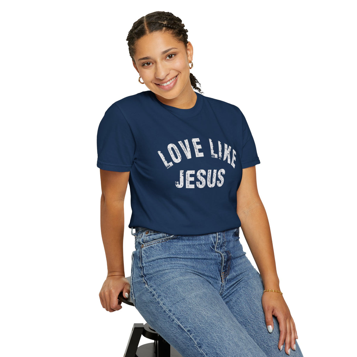 Love Like Jesus - Comfort Colors | Trendy Men's and Women's T-Shirt. Direct to Garment. Printed & Shipped in the USA. Unisex Sizes.