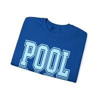 Pool Babe – Gildan Heavy Blend | Trendy Women’s Soft Sweatshirt. Direct to Garment. Printed & Shipped in the USA. Unisex Sizes.