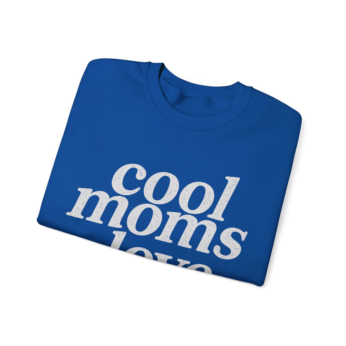 Cool Moms Love Jesus, Vintage – Gildan Heavy Blend | Trendy Women’s Soft Sweatshirt. Direct to Garment. Printed & Shipped in the USA. Unisex Sizes.