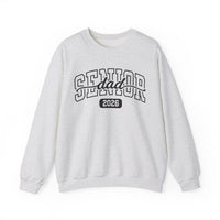 Senior Dad 2026 – Gildan Heavy Blend | Trendy Men's Soft Sweatshirt. Direct to Garment. Printed & Shipped in the USA. Unisex Sizes.