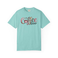 Coffee Lover - Comfort Colors | Trendy Women's T-Shirt. Direct to Garment. Printed & Shipped in the USA. Unisex Sizes.