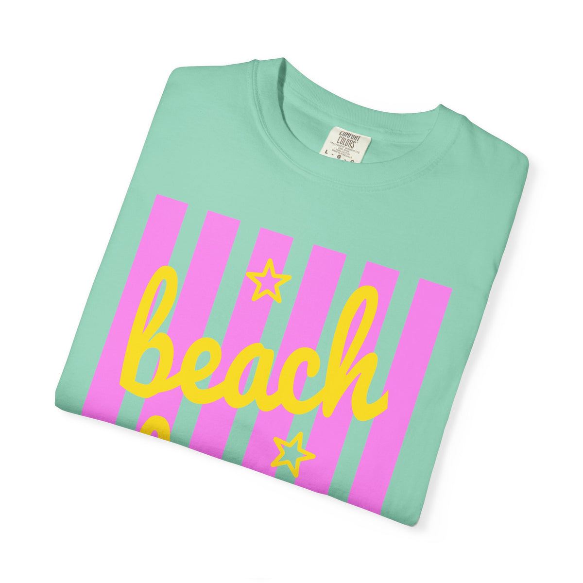 Beach Bum - Comfort Colors | Trendy Men's & Women's T-Shirt. Direct to Garment. Printed & Shipped in the USA. Unisex Sizes.