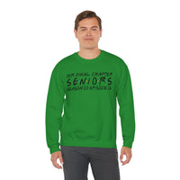 Senior Class Friends "Our Final Chapter" Graduation Class of 2026 – Gildan Heavy Blend | Trendy Women’s and Men's Soft Sweatshirt. Direct to Garment. Printed & Shipped in the USA. Unisex Sizes.