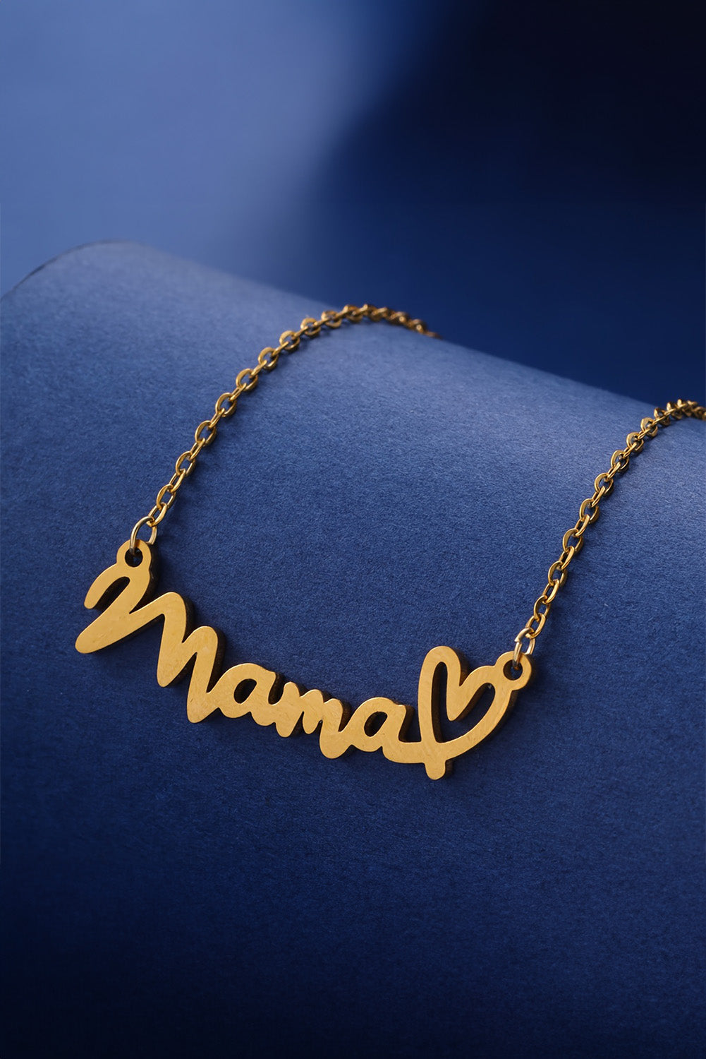 Mama Heart Pendant Necklace (Alloy)