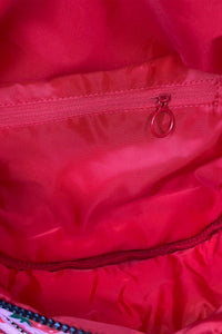 Pink & Red Strawberry Wide Strap Large Crossbody Bag