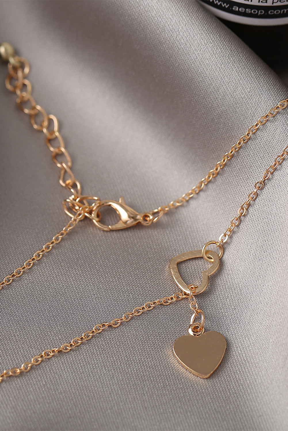 Heart Shaped Lariat Necklace