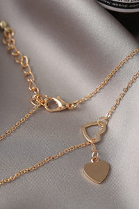 Heart Shaped Lariat Necklace