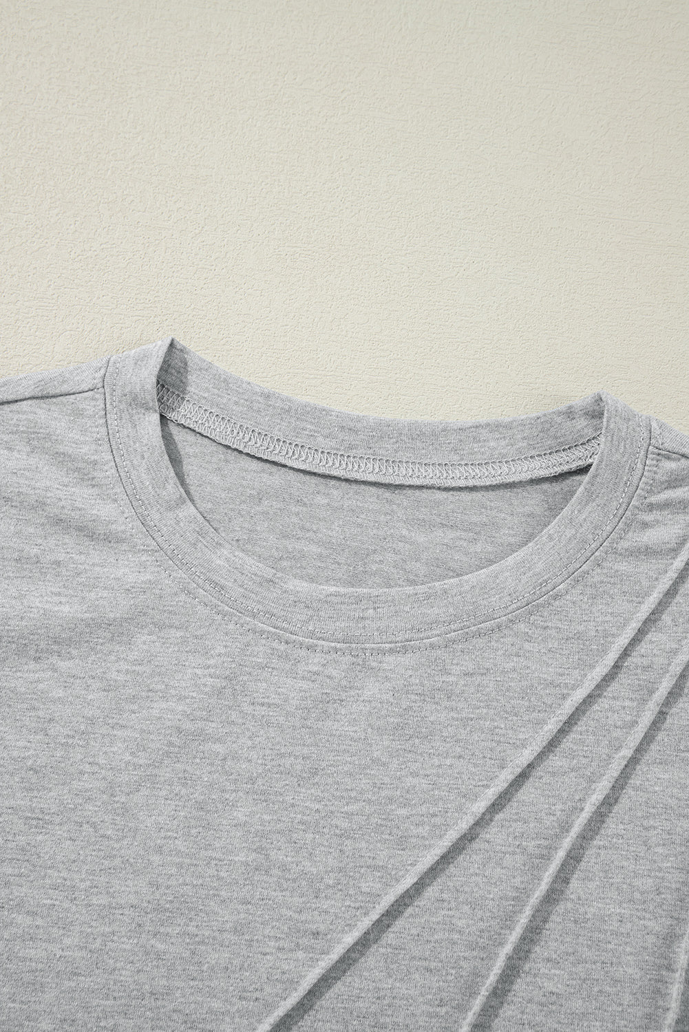 Pleated (Gray) Sleeveless Lightweight Top