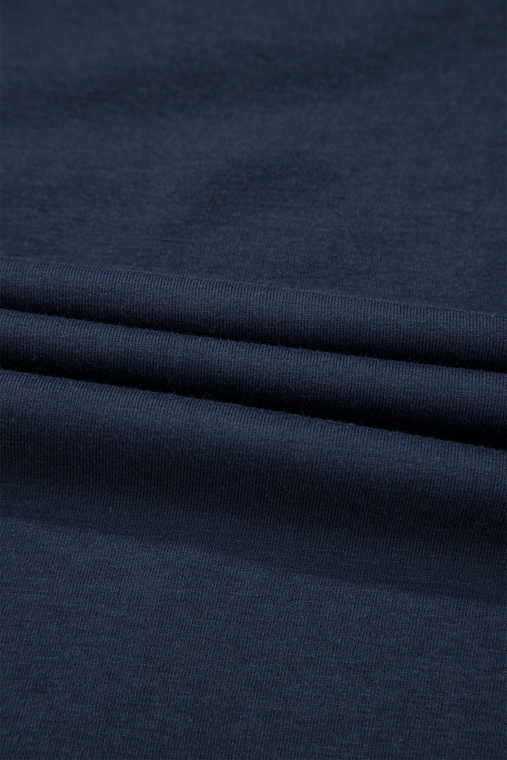 Jasmine (Dark Blue) Round Neck T-Shirt