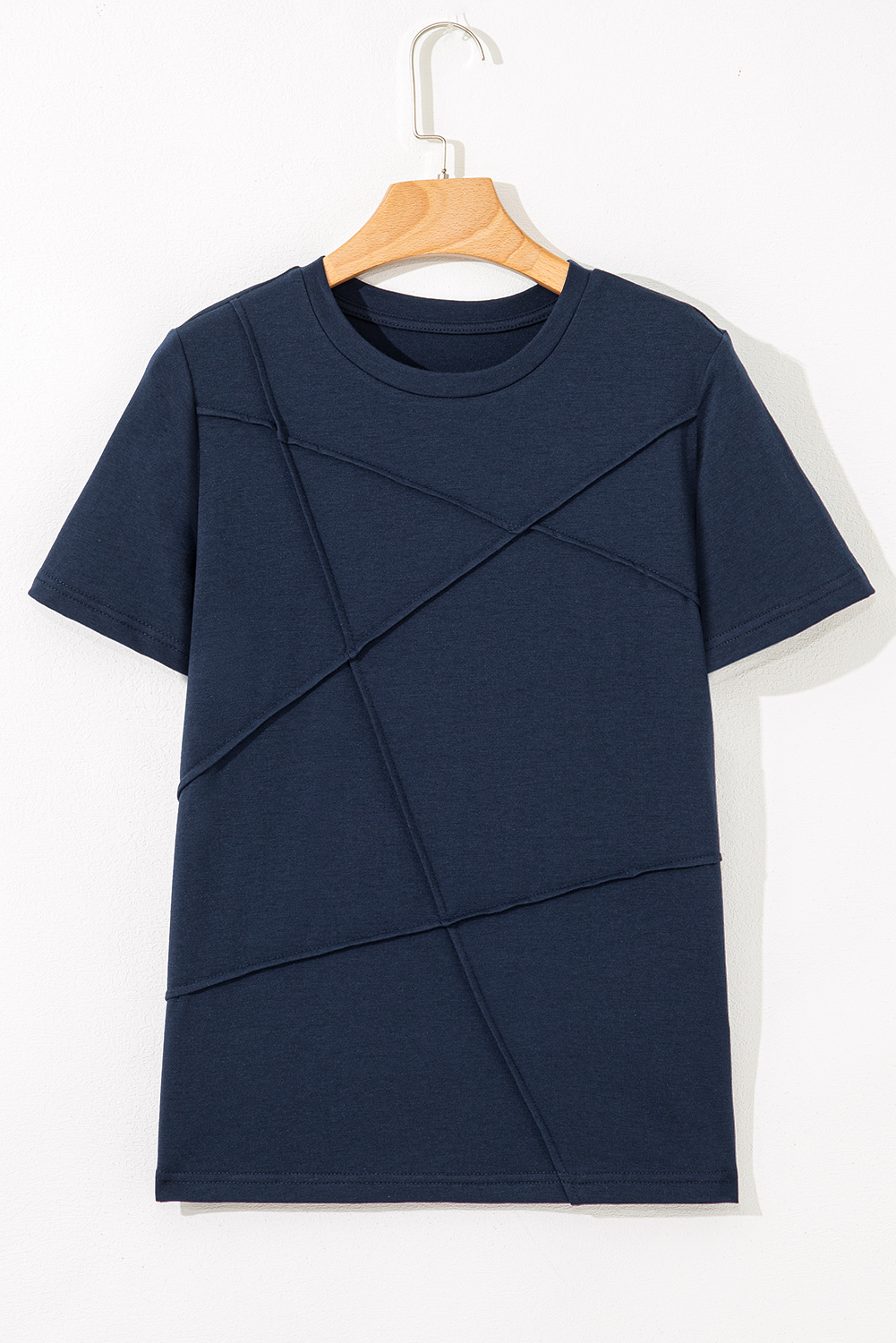 Jasmine (Dark Blue) Round Neck T-Shirt