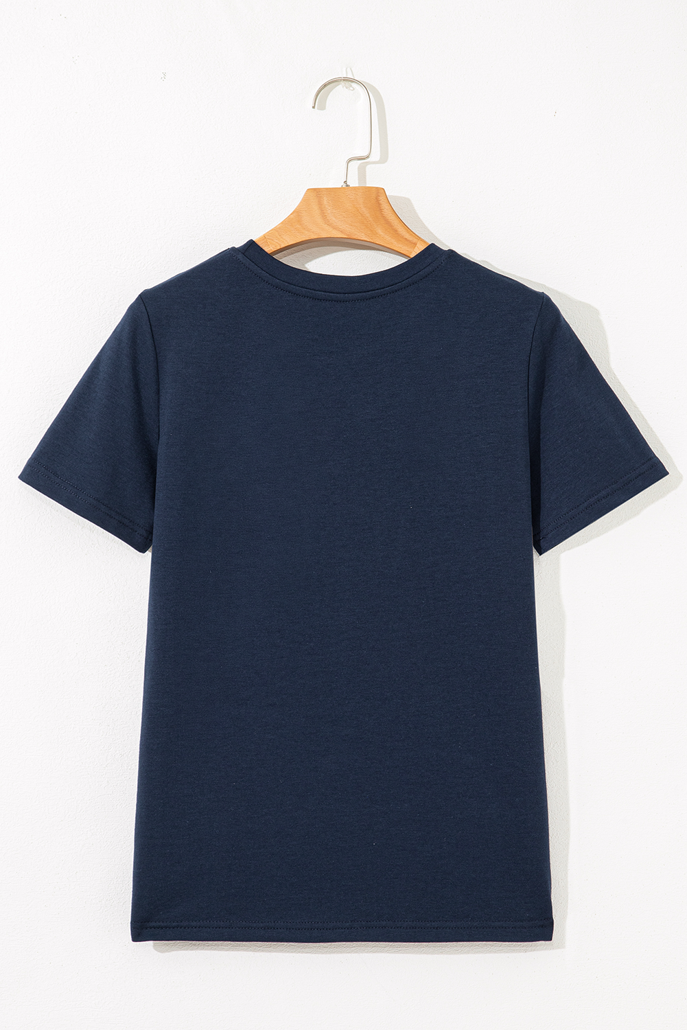 Jasmine (Dark Blue) Round Neck T-Shirt