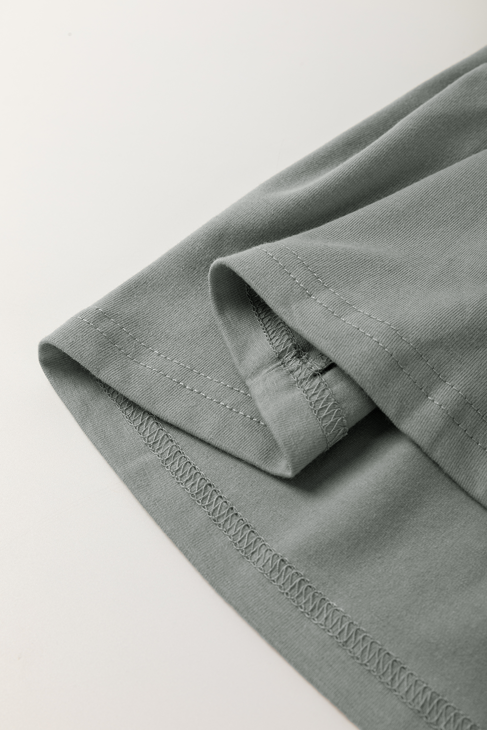 Jasmine (Grey) Round Neck T-Shirt