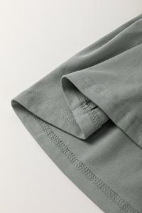 Jasmine (Grey) Round Neck T-Shirt