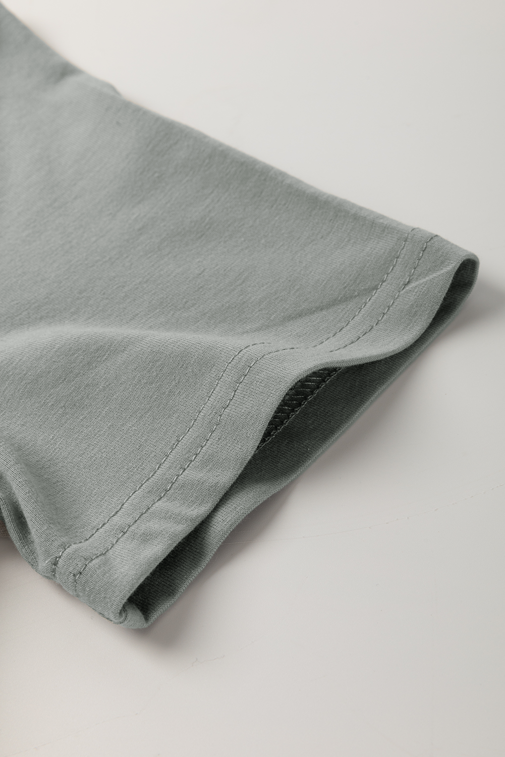 Jasmine (Grey) Round Neck T-Shirt