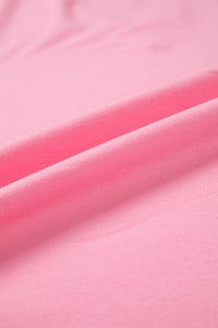 Candy (Pink) V-Neck Puff-Sleeve Top