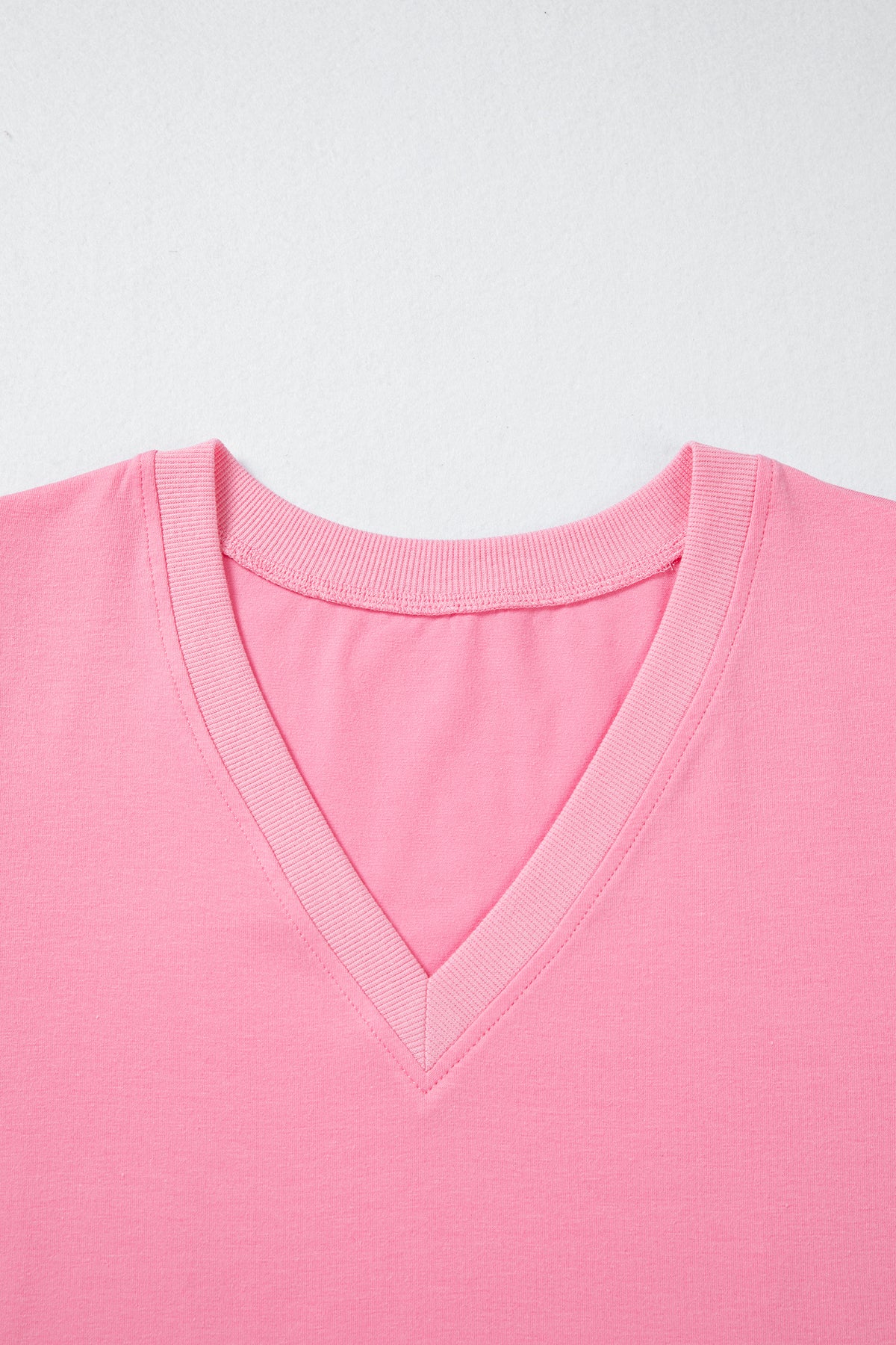 Candy (Pink) V-Neck Puff-Sleeve Top