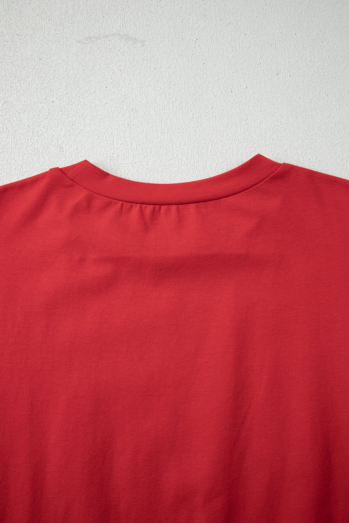 Cotton Red Patriotic Stars and Stripes Puff Sleeve Top