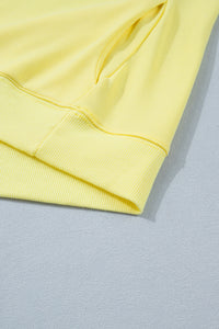 Mock Neck (Bright Yellow) Cap Sleeve Lightweight Top