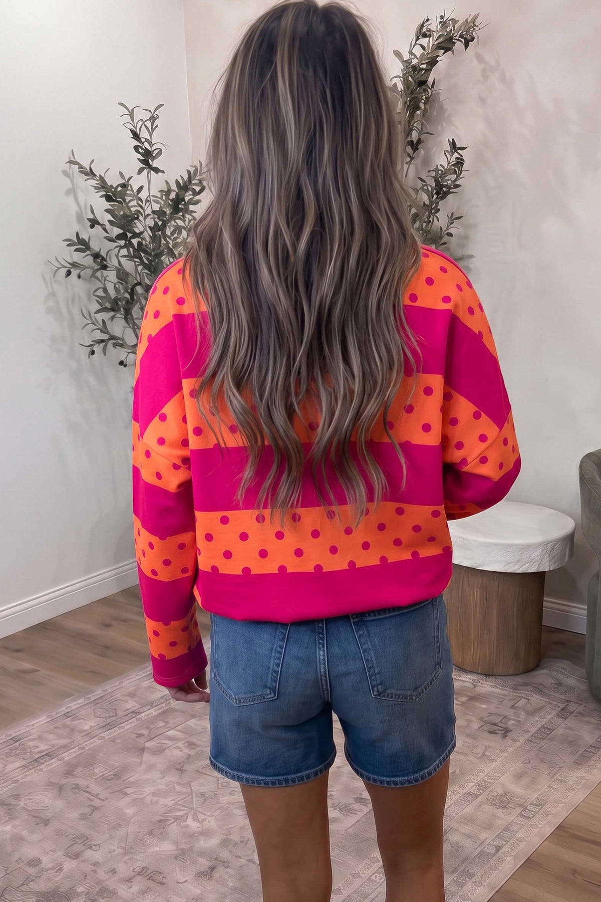 Color Me Happy Quarter Zip Pullover