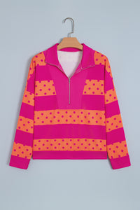 Color Me Happy Quarter Zip Pullover